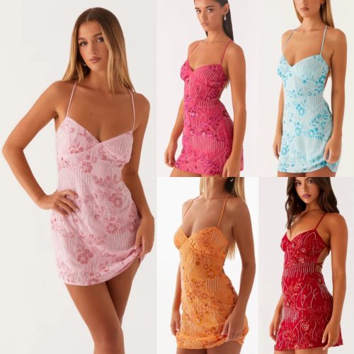 Women's Backless Party Dress