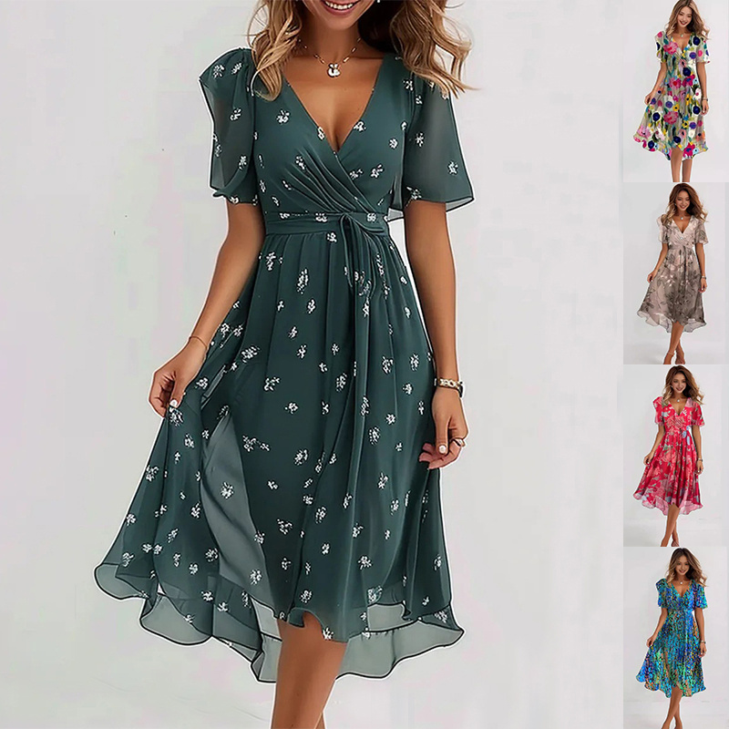 Women’s Floral Chiffon Dress