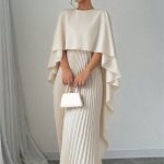 Flowy Batwing Dress - Comfortable Loose Fit Women's Dress